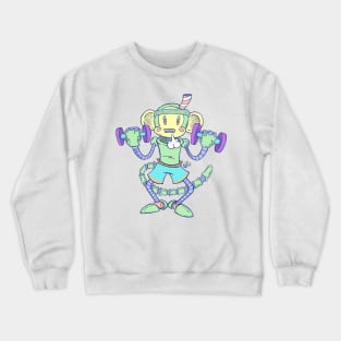 Monkey - Bot Pump Up Crewneck Sweatshirt